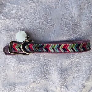 Multi color dog collar 12”